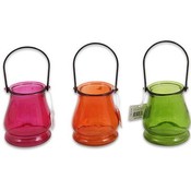 Glass Candle Holder Assorted 6 Pieces