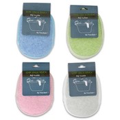Soap Pouch Scrubber 4 Pieces Assorted 5.75x4.63 Inches