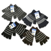 1 Pair Kids Fingerless Astd Gloves