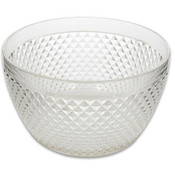 Bowl, 5" D Diamond Cut Pls