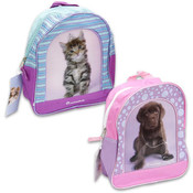 Kittens- Puppies Assorted Backpack 11" High