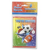 Super Sport Theme Invitations 8 Count Wholesale Bulk