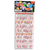 12 Pk Pencil 7.5"" Pink Poodle Design
