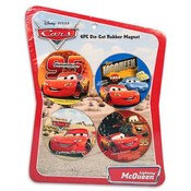 Magnet, 4Pcdie-Cut Rubber Cars