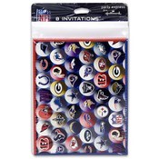 NFL Invitation with Envelopes, 8 Piece Wholesale Bulk