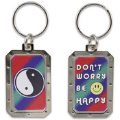 Tie Dye Key Ring on Rack