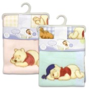 Blanket Winnie The Pooh 28x36 Inches Long Assorted Print