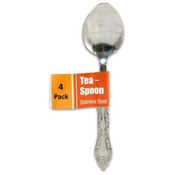 Tea Spoon, 4 Pack  Stanless Steel