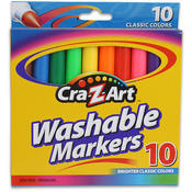 10Ct Washable Markers Cra-Z-Art Broadline