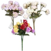Mini Rose Flower Bush, 6 Head