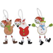 Christmas Hanging Decoration 10" 3 Assorted