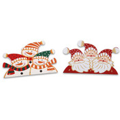 Santa and Snowman Key Rack 3 Hooks