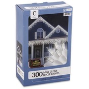 Mini Clear Icicle Lights 300 Lights