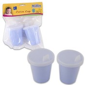 Juice Cup 2 Pieces With Sippy Lid Assorted