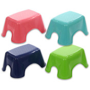 Plastic Step Stool Assorted Colors 50x85 Centimeters