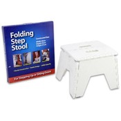 Step Stool, 8.25" H Foldable Pls