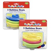 Bath Tub Boats 3 Pieces Assorted