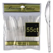 Cutlery Set, 55Pcknife Clear
