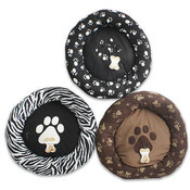 Pet Bed,23""D Donutwpaw Print