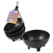 Salsa Bowl, 3Pc Black Pls