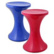 Stool, 17.75" H Retro Styl  Assorted