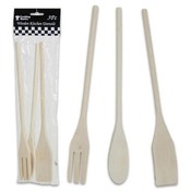 Wooden Kitchen Utensils, 3 Piece
