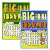 Puzzle Book  96 Pages Find a Word Big Print