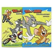 Coloring Book 96 Pages Tom &amp; Jerry Bilingual