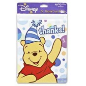 Thank You Notes 8 Piece Pooh 1st Birthday Boy