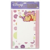 Photo Holder 4 Count Pooh 1st Birthday Girl