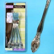 Dinner Fork 4 Piece embossed S.S.