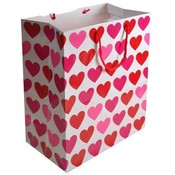 Valentine Large White  Gift Bag,
