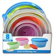 Homtech, 8Pk Round Storage Set