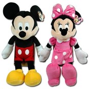 Mickey &amp; Minnie Disney 18 Inch Plush Dolls