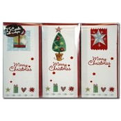 Christmas  Mini Slim Greeting Cards 15Pcs