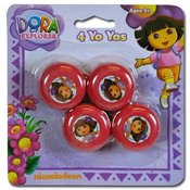 Dora The Explorer 4Pk Mini Yo Yo