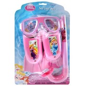 Disney Princess 3Pc Swim Fins Snorkel Mask