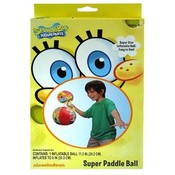 Spongebob 12" Paddle 8"  Inflatable Ball