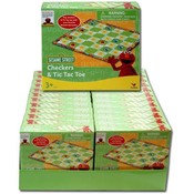 Elmo 6.5"X5.5"X1.5" Boxed Checkers