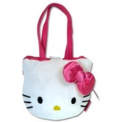 Hello Kitty 9 Plush Head Handbag Purse Embroidery