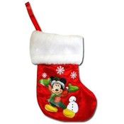 Mickey 8" Mini Satin Christmas Stocking