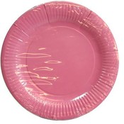 Pink Color 7" Paper Plates,