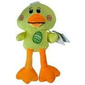 Yellow Duck Sock Animal 6 Inch  Plush 9" x 4.5" x 2 Inch