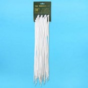 Shoe Laces 12 Pair 36 White-C Shoe Accessories