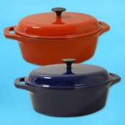 Pot 15.5 Cast Iron Casserole Cookware