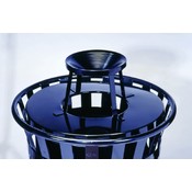 Trash Receptacle With Ash Top-Oakley Collection