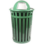 Trash Receptacle With Dome Top-Oakley Collection