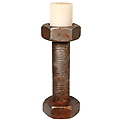 Nut &amp; Bolt Candleholder Large