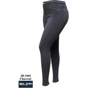 Junior French Terry Moleton Leggings- Charcoal