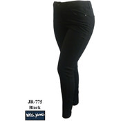 Junior Color Twill Pants- Black